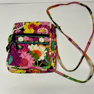 Vera Bradley Mini Hipster Crossbody Purse In Va Va Bloom Pattern